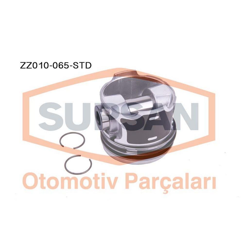 MOTOR PISTON+SEGMAN CLIO KANGOO (PIM CAPI 26MM) (1.5 DCI K9K BP) [(76.00MM STD) RIKEN SEGMANLI