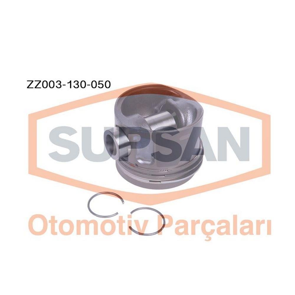 MOTOR PISTON+SEGMAN TRANSIT 2.2 L V347 TDCI DURATORQ 130BG (QWFA) Ø 86.51 MM 0,50 FARKLI RIKEN