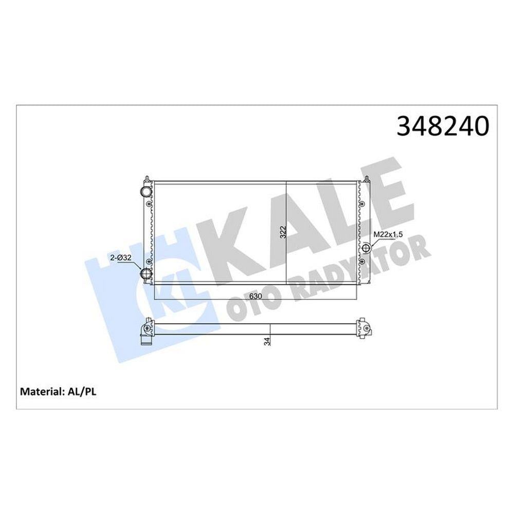MOTOR SU RADYATORU GOLF III JETTA MEKANIK SANZIMAN 628x322x34