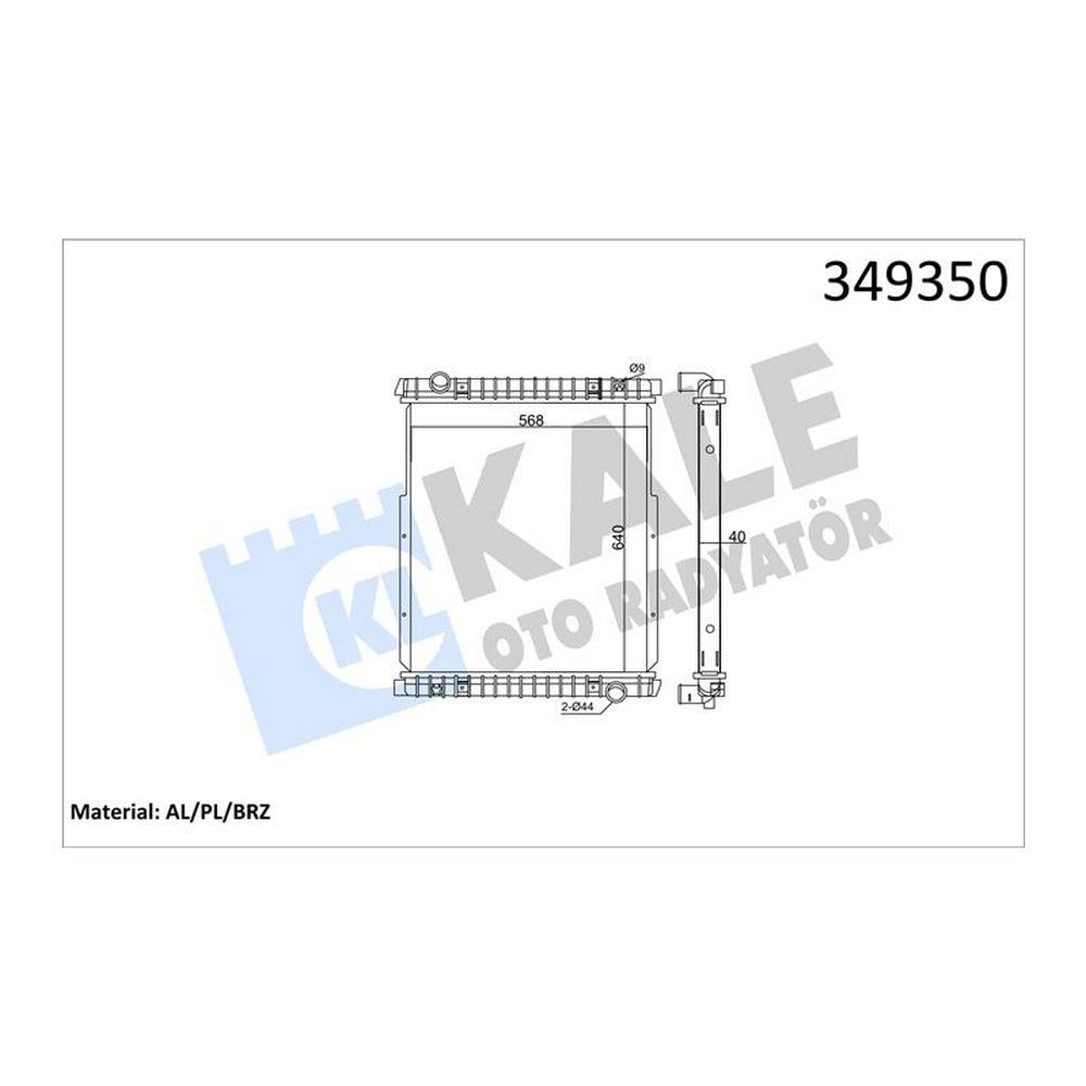 MOTOR SU RADYATORU IVECO EUROCARGO (CERCEVESIZ) / (MT)
