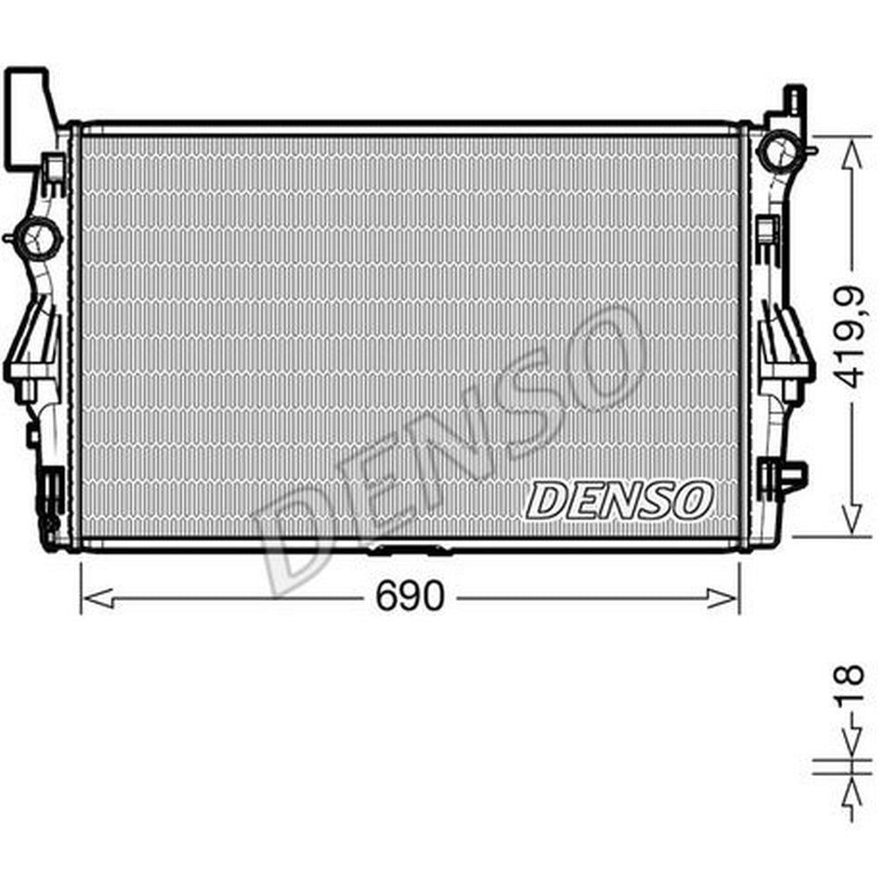 MOTOR SU RADYATORU (KALINLIK: 18mm) VITO W447 14>