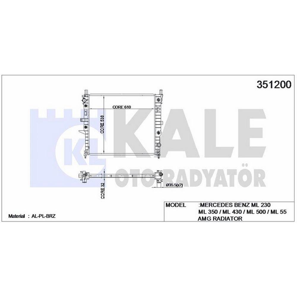 MOTOR SU RADYATORU ML-CLASS W163 98>05