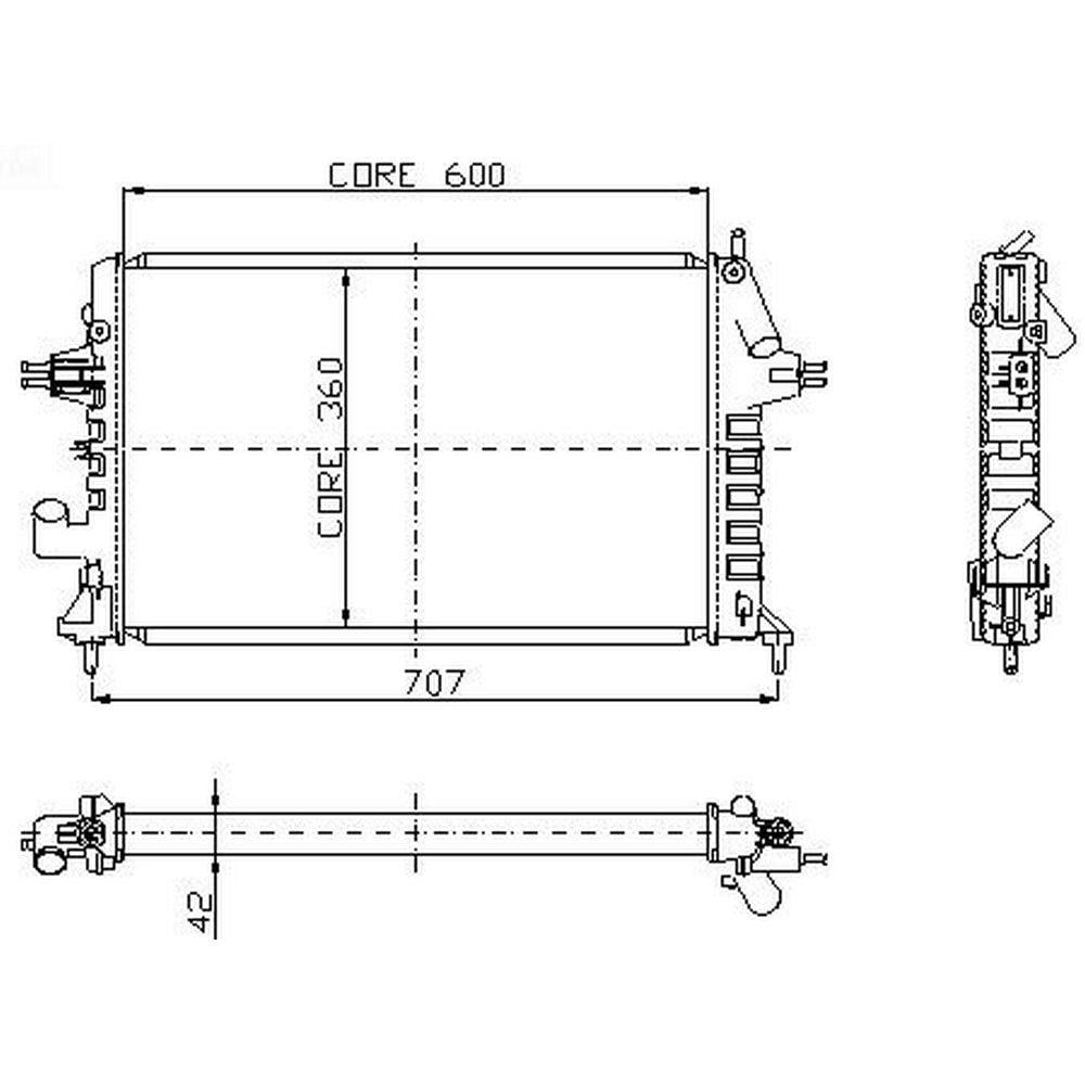 MOTOR SU RADYATORU M,T, ASTRA G Y17DT Z17DTL