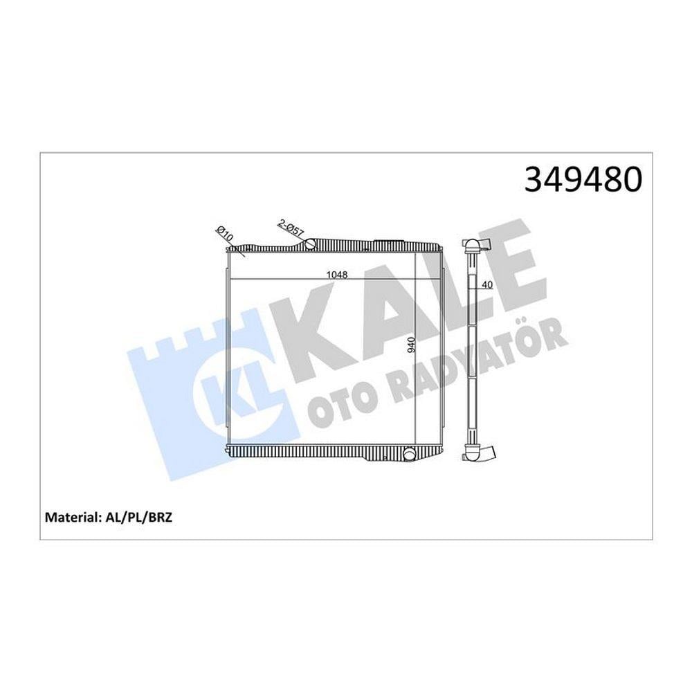MOTOR SU RADYATORU SCANIA P.G.R.T.-SERI 04> (CERCEVESIZ) / (MT)