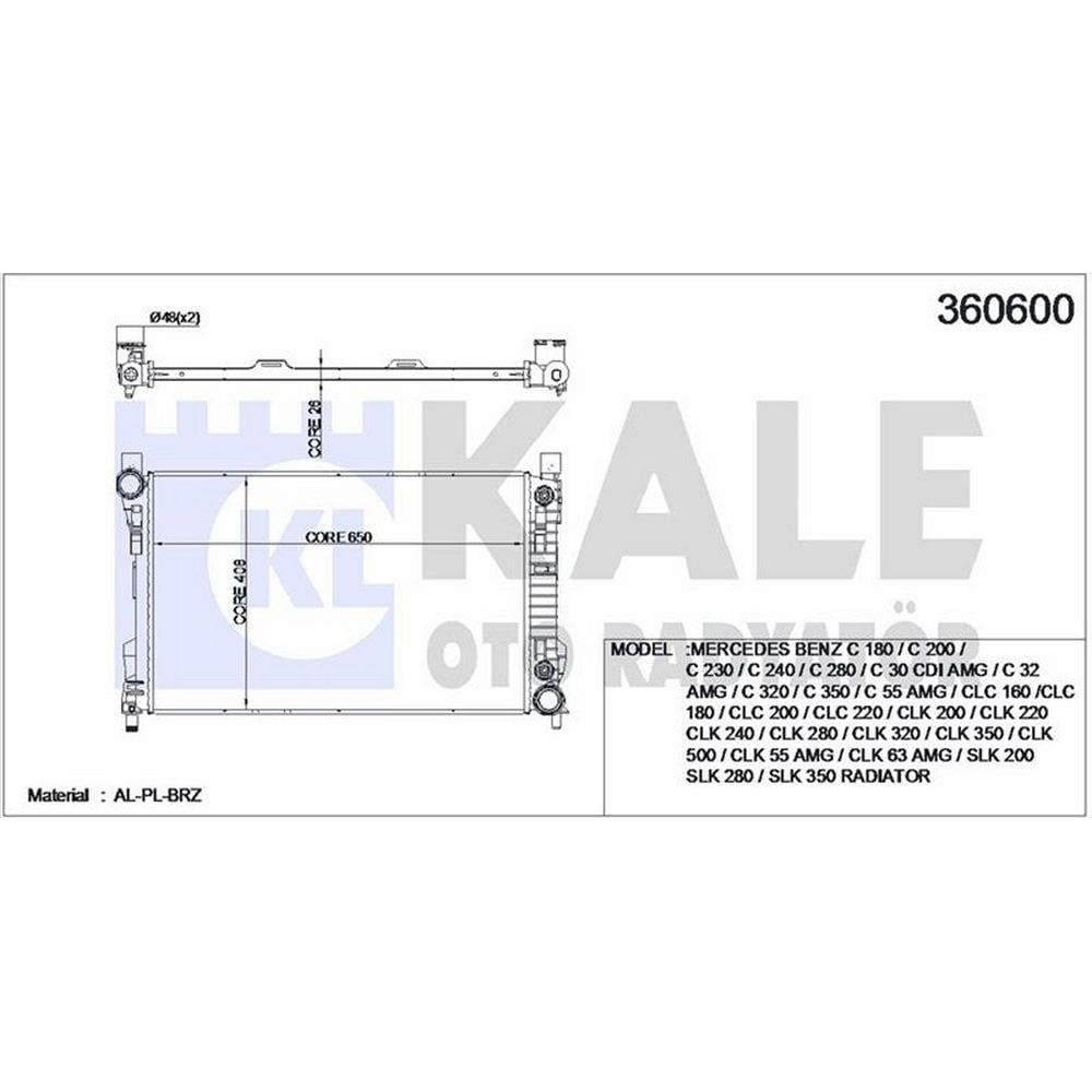 MOTOR SU RADYATORU W203 00>07 CL203 02>08 S203 01>07 C209 02>09 A209 03>10 R171 04>11