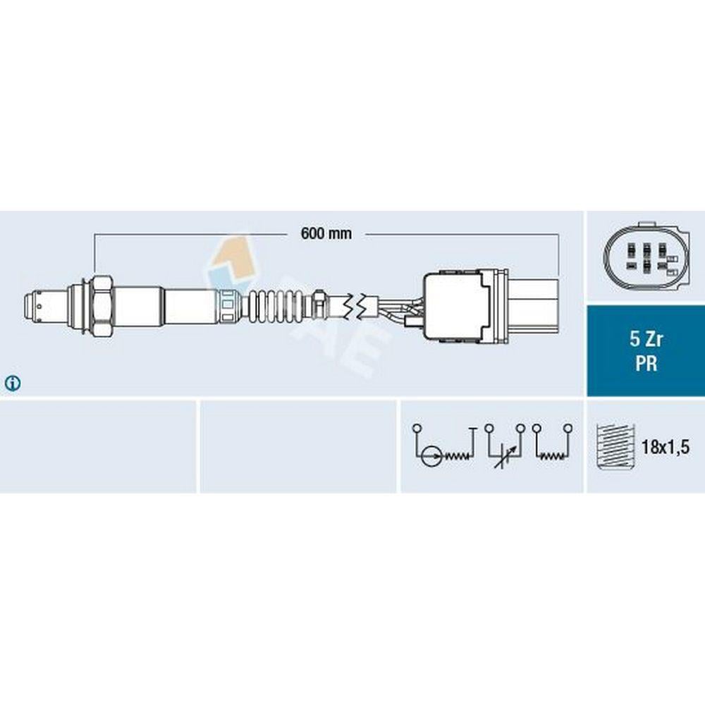 OKSIJEN SENSORU PEUGEOT BOXER CITRIOEN JUMPER 2.2 HDI 11> FORD GALAXY (WM): 2.0 TDCI 10>15 KUGA I: