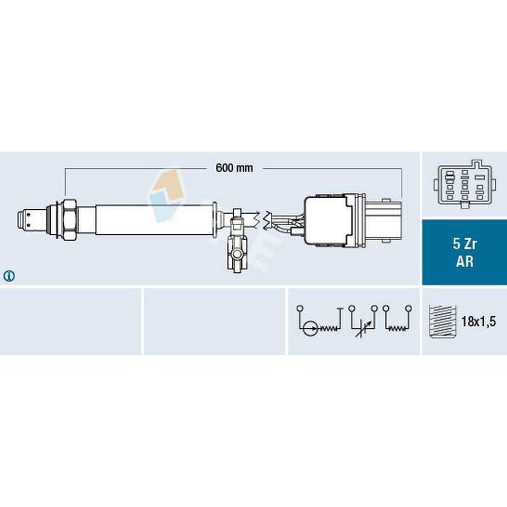 OKSIJEN SENSORU VOLVO C70 II (542) T5 06>07 S40 II (544) T5 04>07 V50 (545) T5 04>07