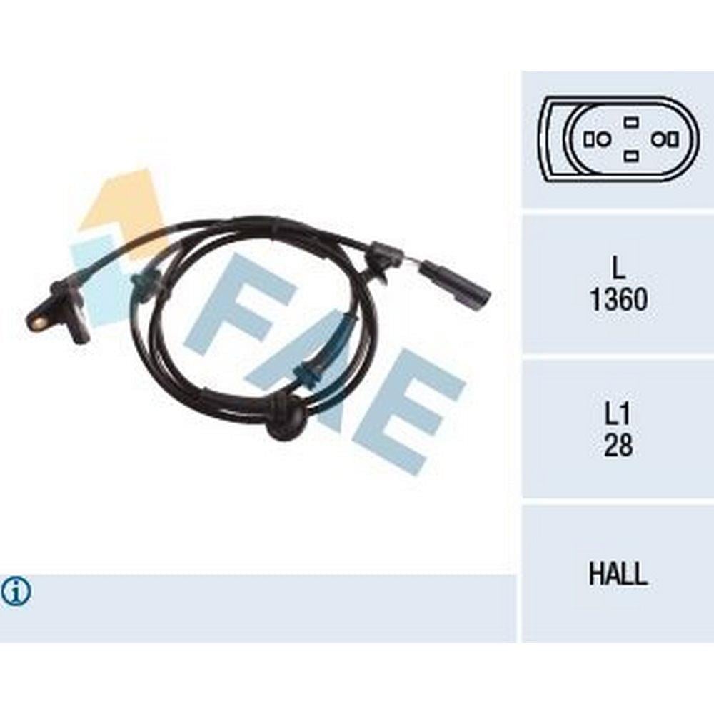 ON ABS HIZ SENSORU  SAG/SOL TRANSIT V347-V348  TT9  2.2 155PS 11>14 2.2 TDCI 2.4 TDCI 3.2 TDCI 06>14