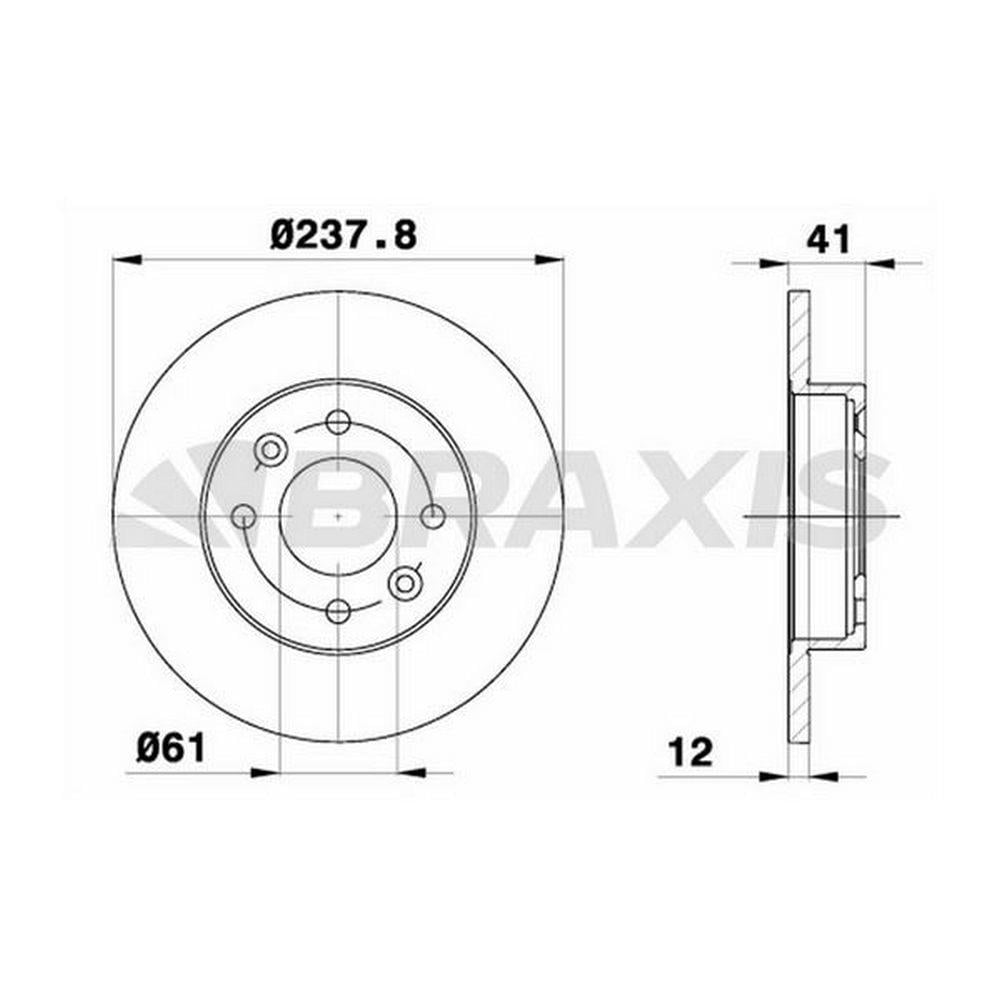 ON FREN AYNASI (DISKI) R9 R11 R19 R21 CLIO I II SYMBOL EXPRES MEGANE I LOGAN SANDERO 1,2 / 1,4 / 1,6