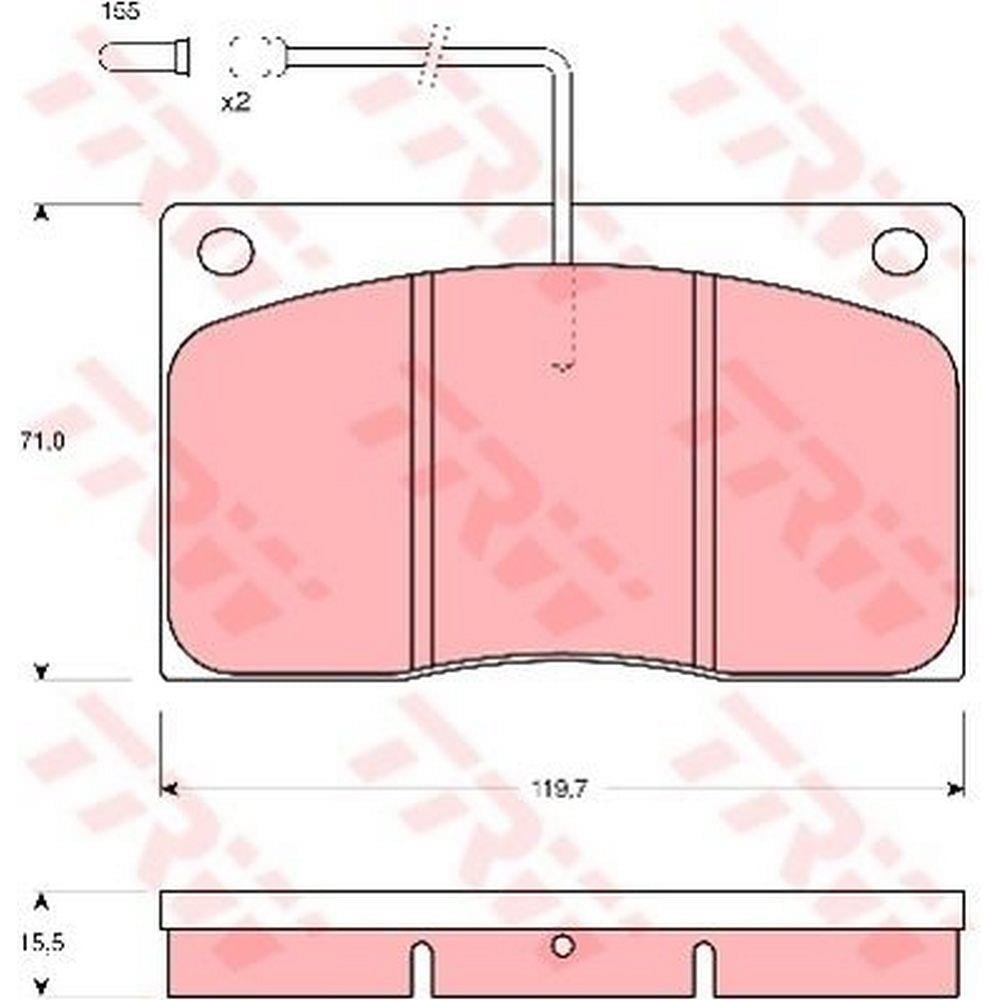 ON FREN BALATASI MASTER P28D P30D P35D T28D T30D T35D ( 98) / (FISLI)