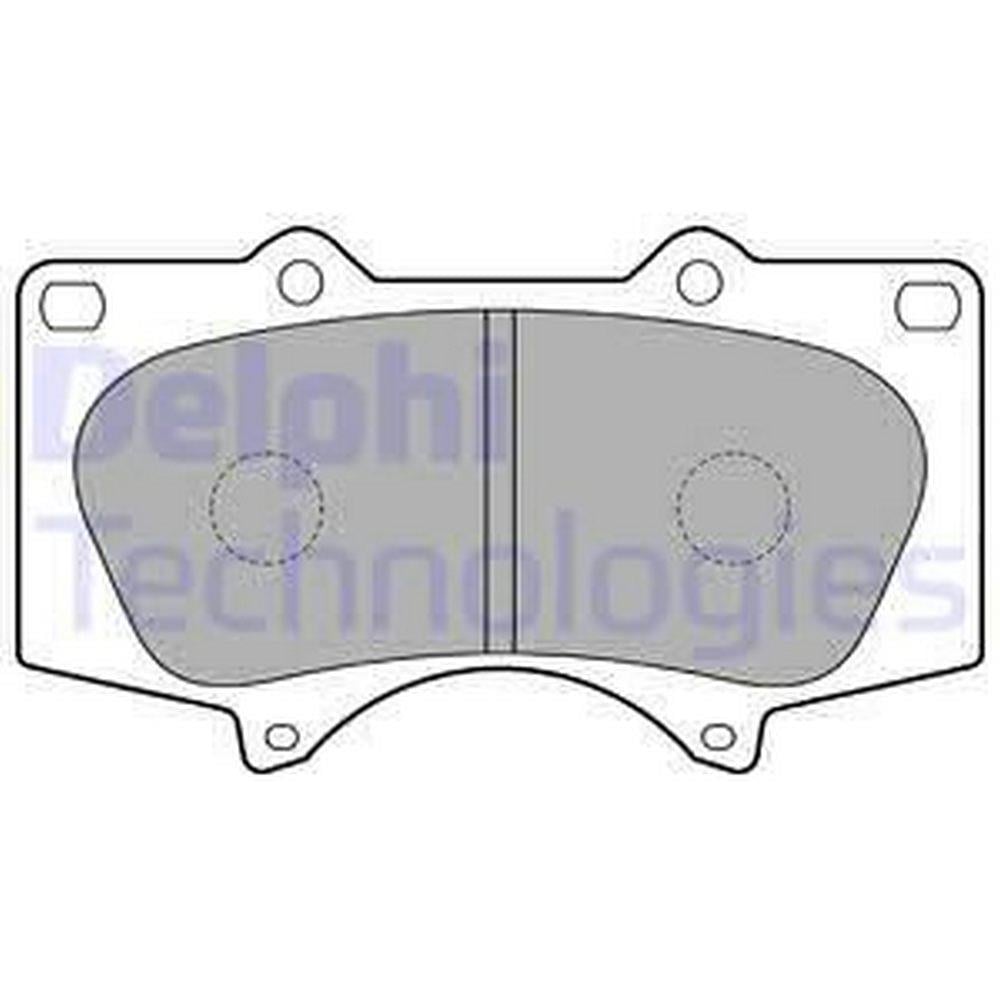 ON FREN BALATASI TOYOTA HILUX 2009-2012 LAND CRUISER J12 03-> MITSUBUSHI PAJERO 2007-2012