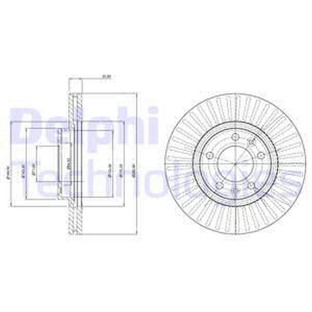 ON FREN DISK AYNASI HAVALI P407 1.6HDI 110 FAP 1.8 2.0 2.0 16V 2.0HDI 135 FAP 05 / 04> P407 SW P607 