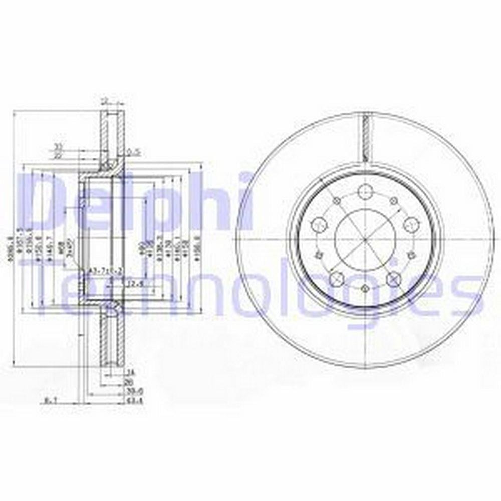 ON FREN DISK AYNASI HAVALI VOLVO  S60 00>10  S80 98>06 XC70 00> 07 V70 II  99>07