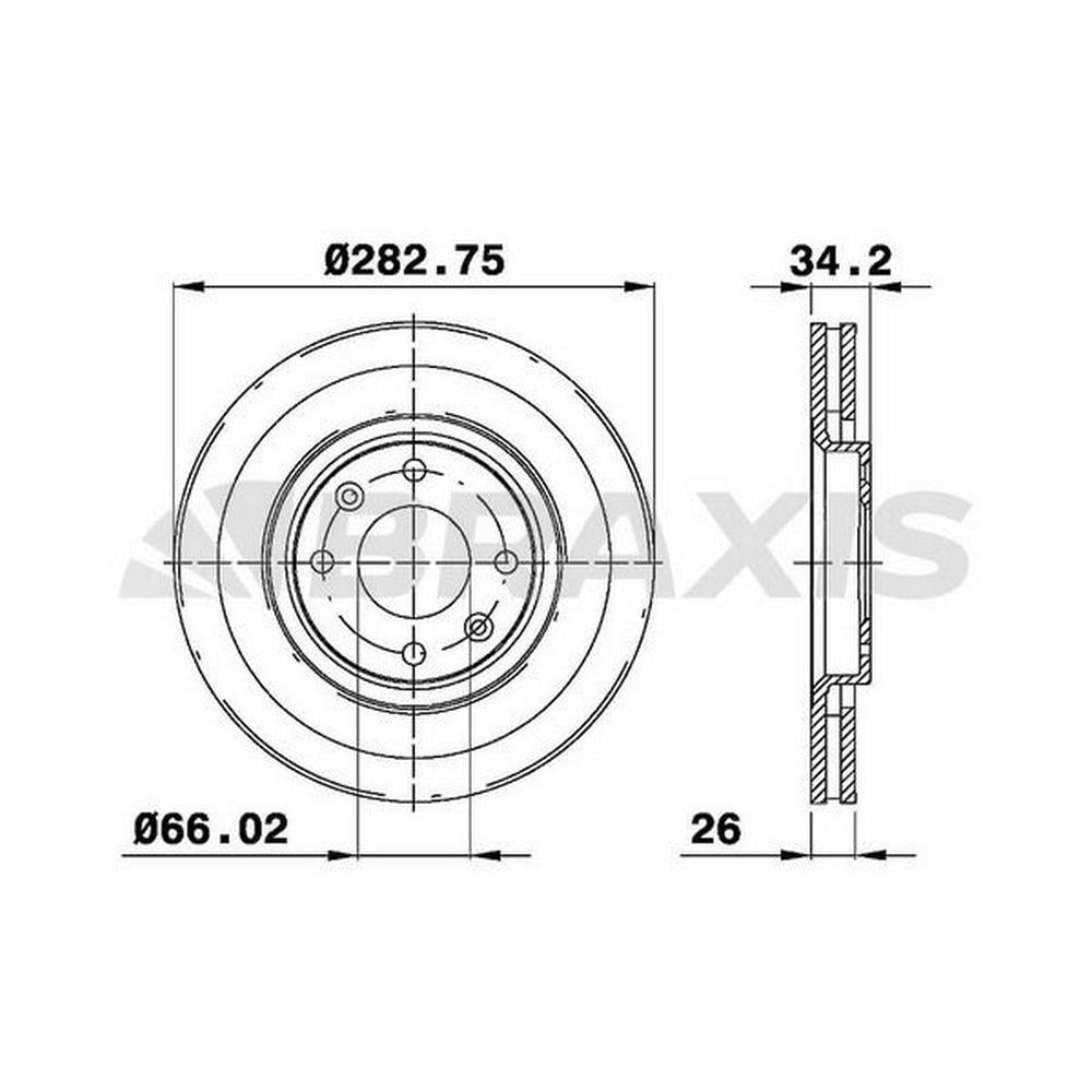 ON FREN (DISKI) AYNASI HAVALI C2 C3 C4 C4 C5 XSARA II XSARA PICASSO PARTNER II P206 P207 P307 PARTNE