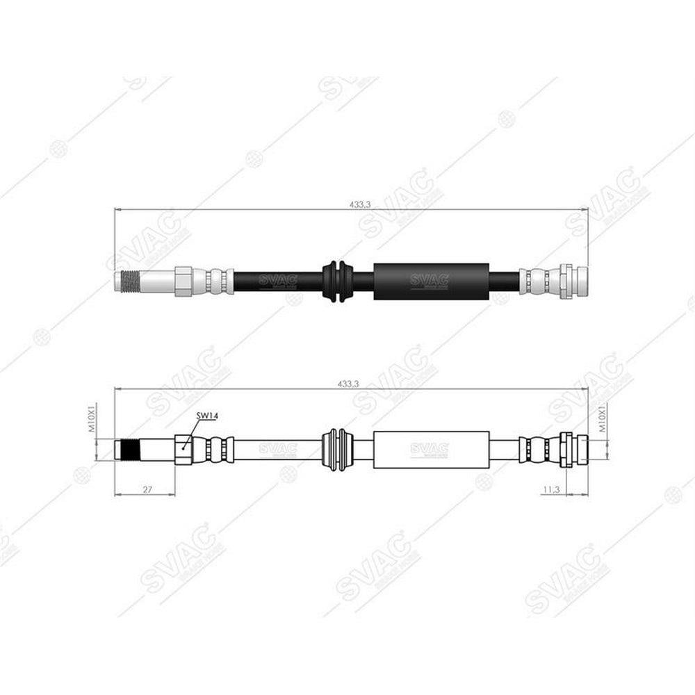 ON FREN HORTUMU (SAG / SOL) FOCUS II FOCUS C MAX (04 07) C MAX 07 />