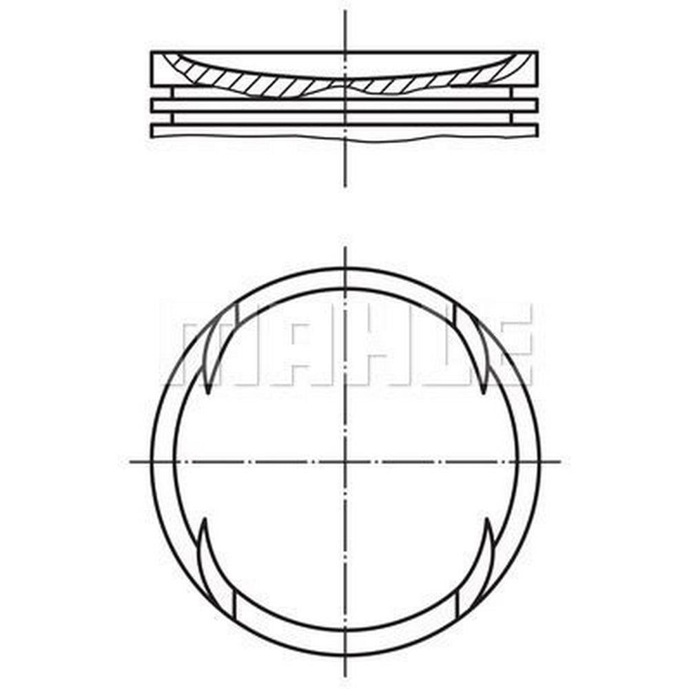 PISTON SEGMAN 84.50mm 0.50 BMW M42 E36 318 IS