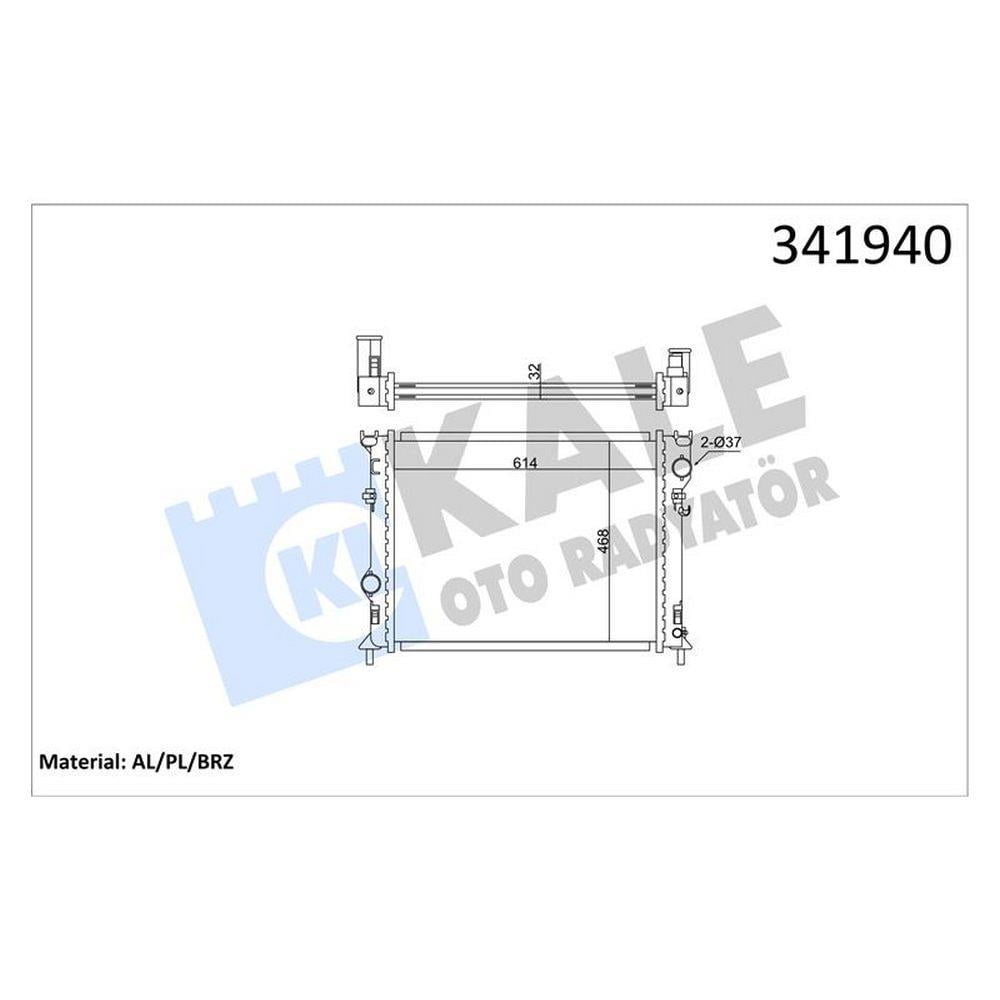 RADYATOR 300 C / 300C TOURING 2,7 / 3,5 / 5,7 / 6,1 SRT8 / 3,5 AWD 04 12