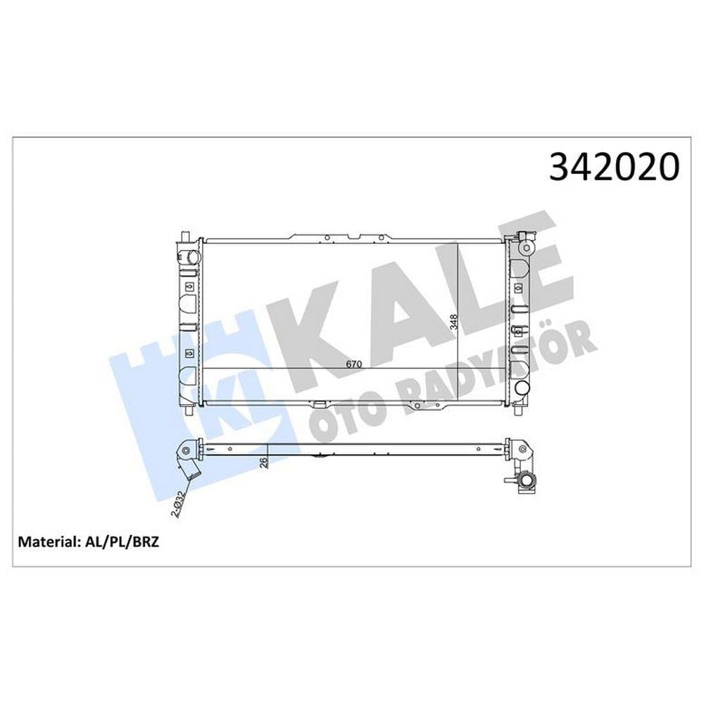 RADYATOR 323 F V 1,5 16V 94 98