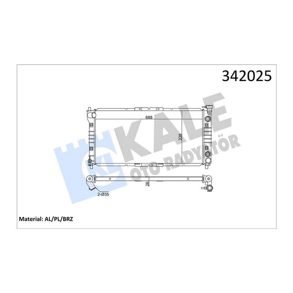 RADYATOR 626 IV HATCHBACK / 626 V / MX6 1,8 / 2,0 91 02