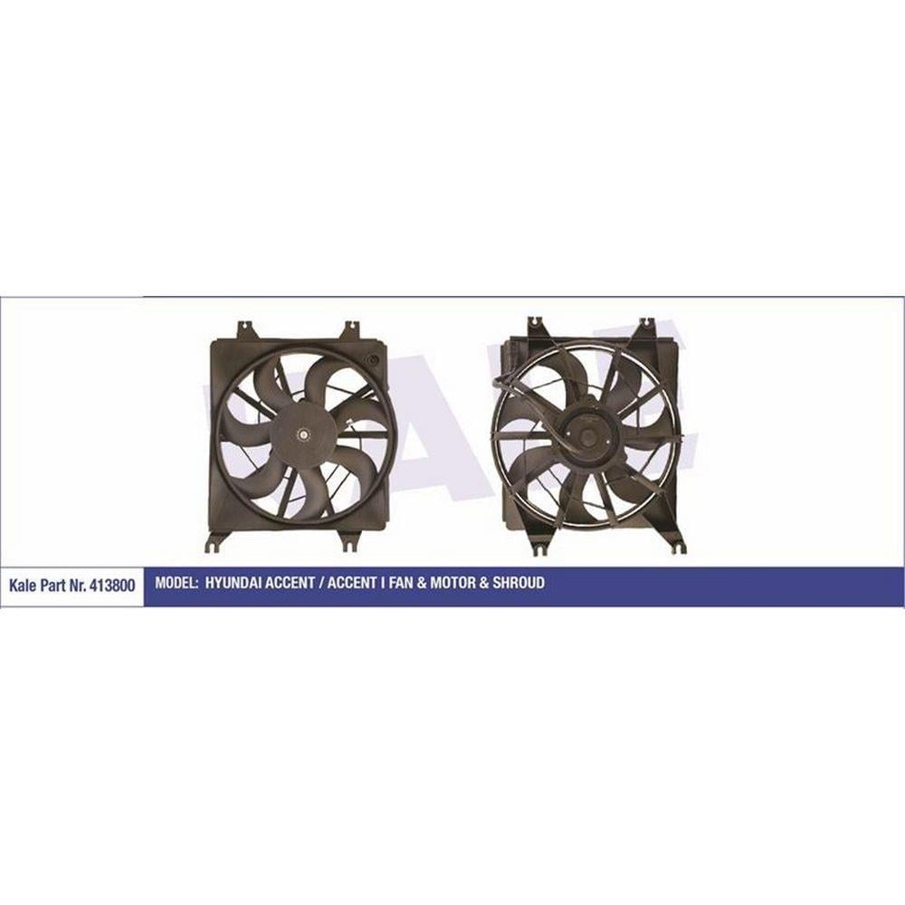 RADYATOR FANI KOMPLE ACCENT 1994 2000