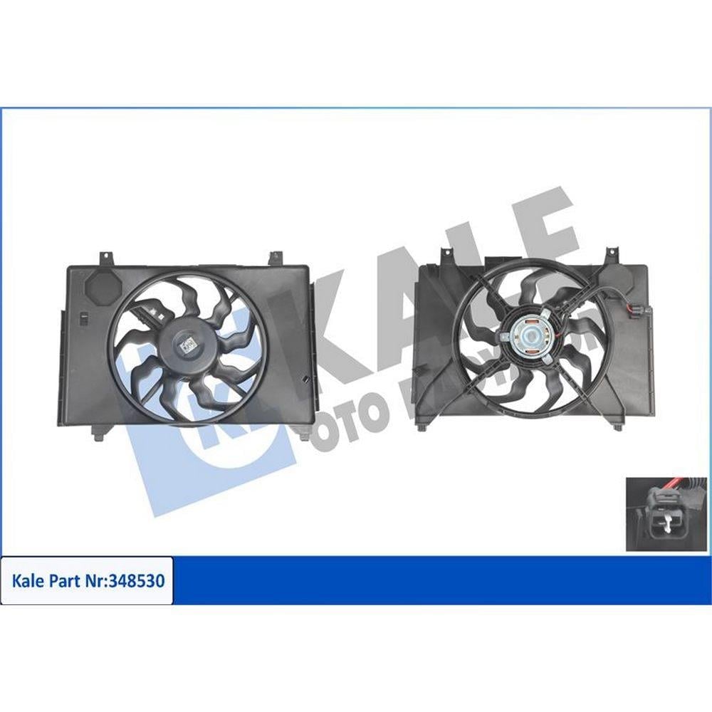 RADYATOR FANI KOMPLE ACCENT ERA 1,5 CRDI 2006> / RIO 1,5 CRDI 2006>