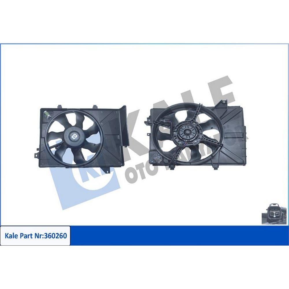 RADYATOR FANI KOMPLE GETZ 1,4 2006 -> OTOMATIK (12v)