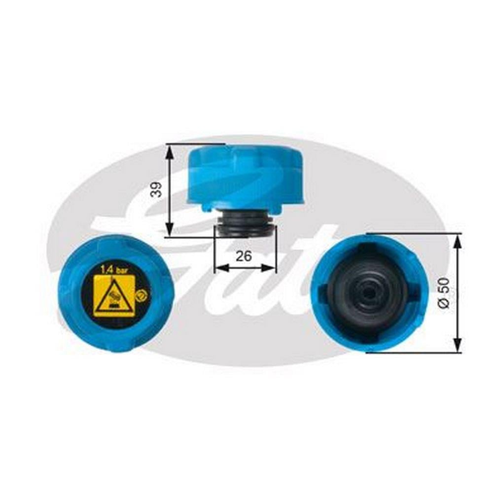 RADYATOR YEDEK SU DEPO KAPAGI FIAT 500 500L GRANDE PUNTO IDEA LINEA BRAVO PANDA PALIO SIENA STILO DU