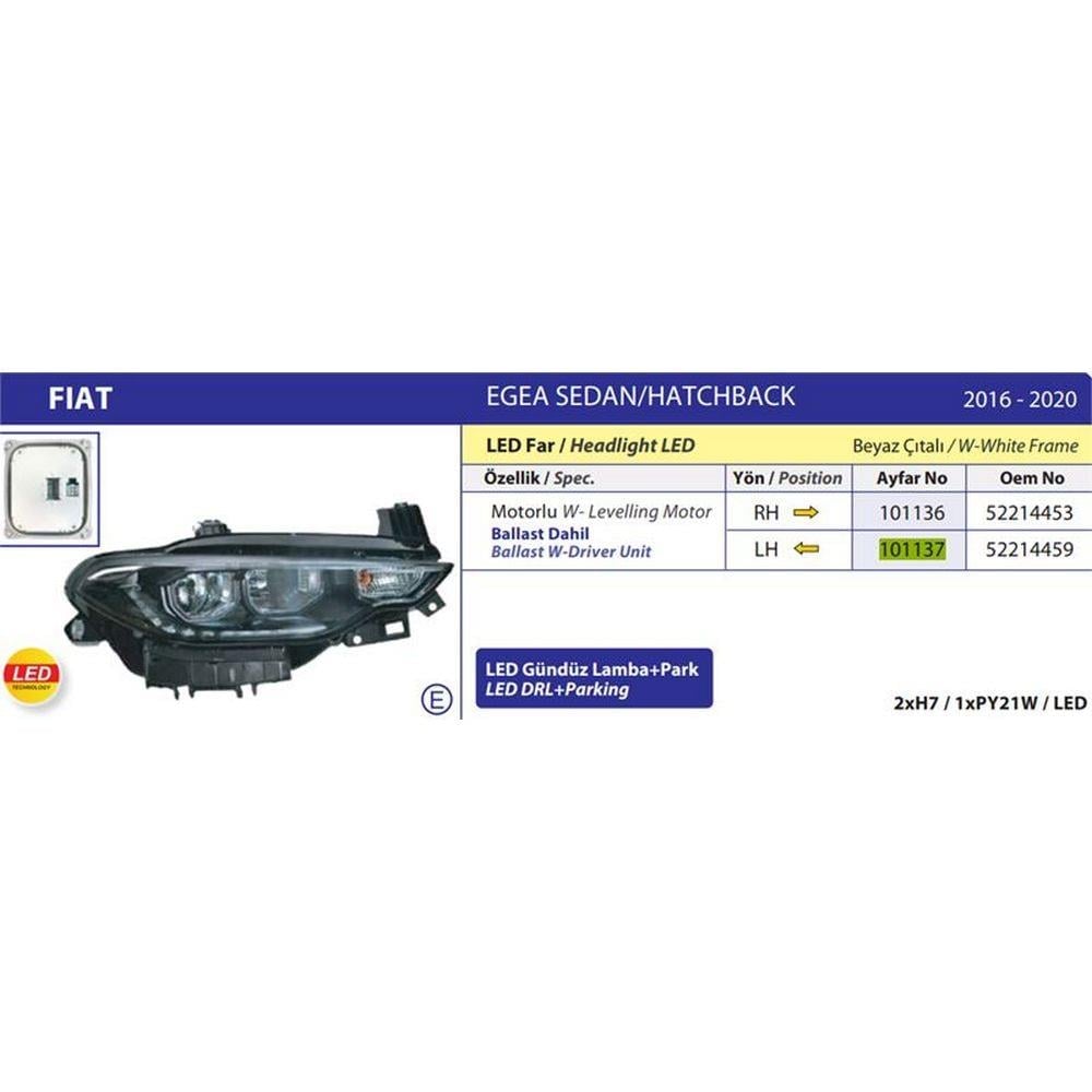 SOL FAR FIAT EGEA 16>20