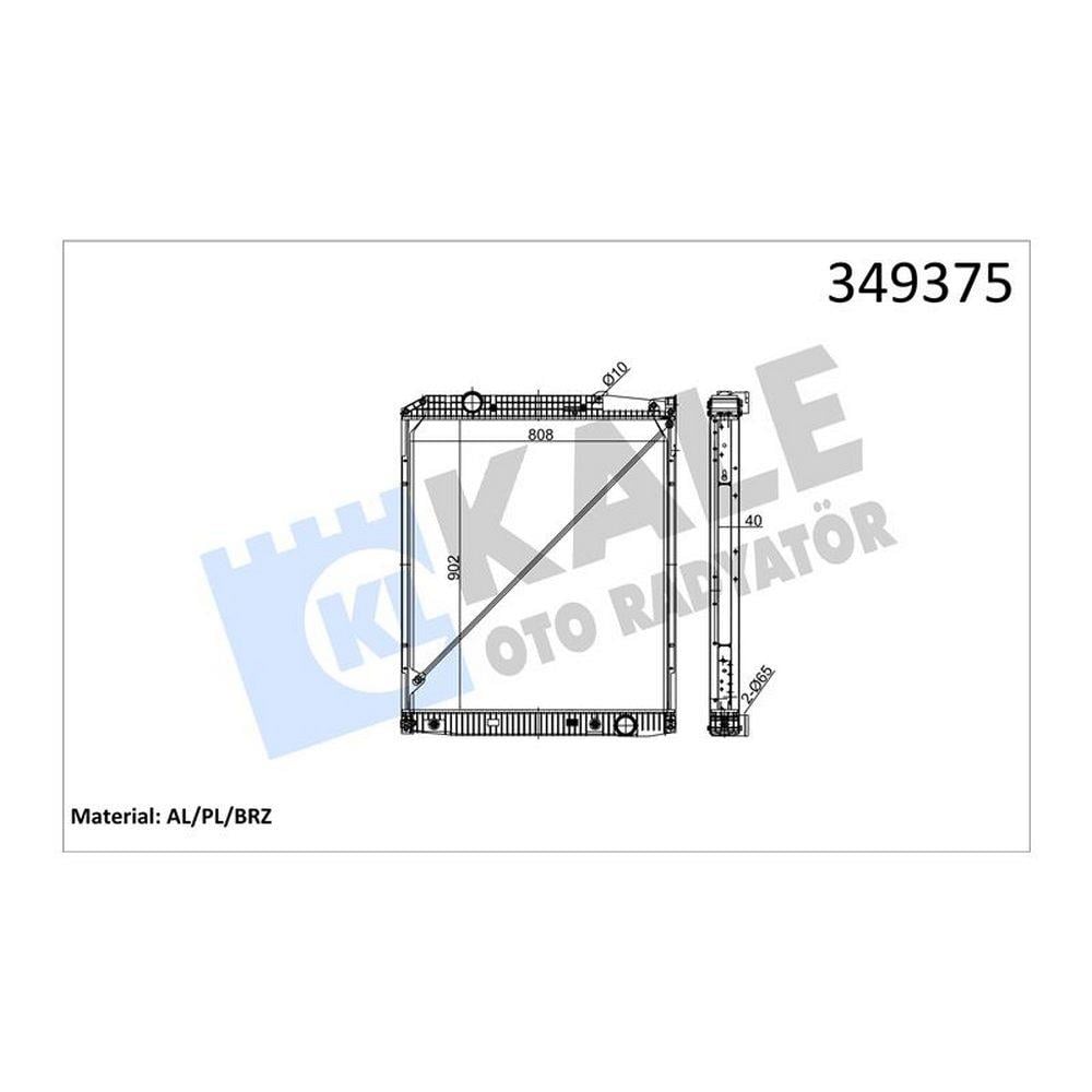 SU RADYATORU MERCEDES ACTROS (CERCEVELI) / (AT)