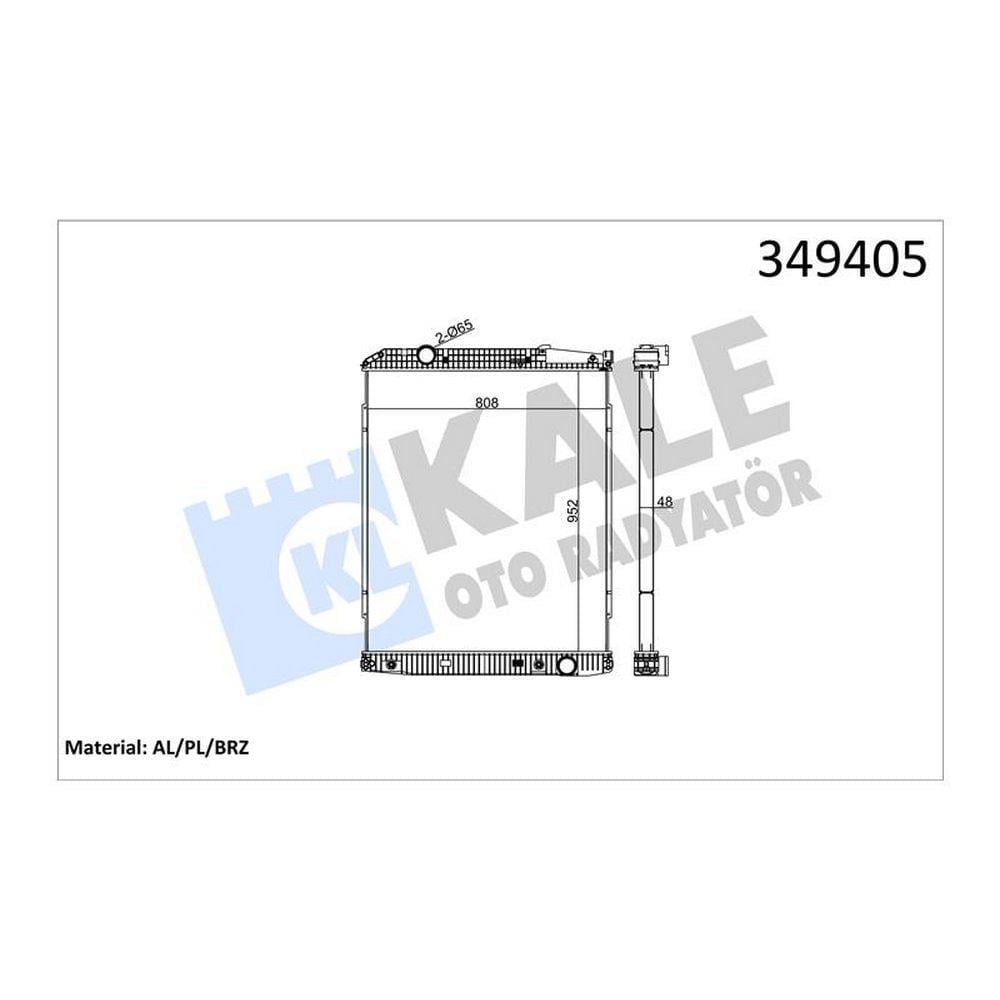 SU RADYATORU MERCEDES ACTROS (CERCEVESIZ) / (AT)