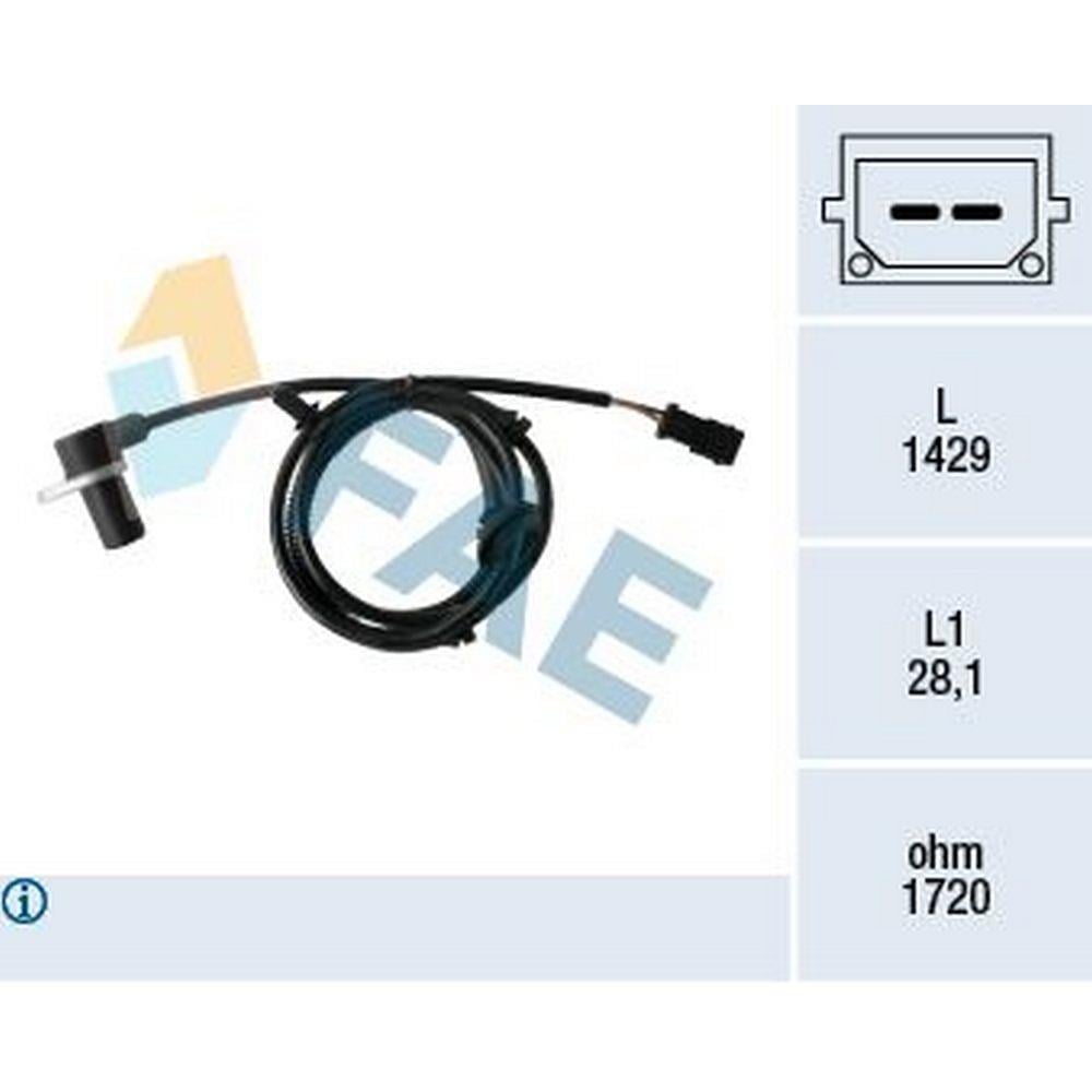 TEKERLEK HIZ SENSORU ARKA SAG AUDI A4 01>08