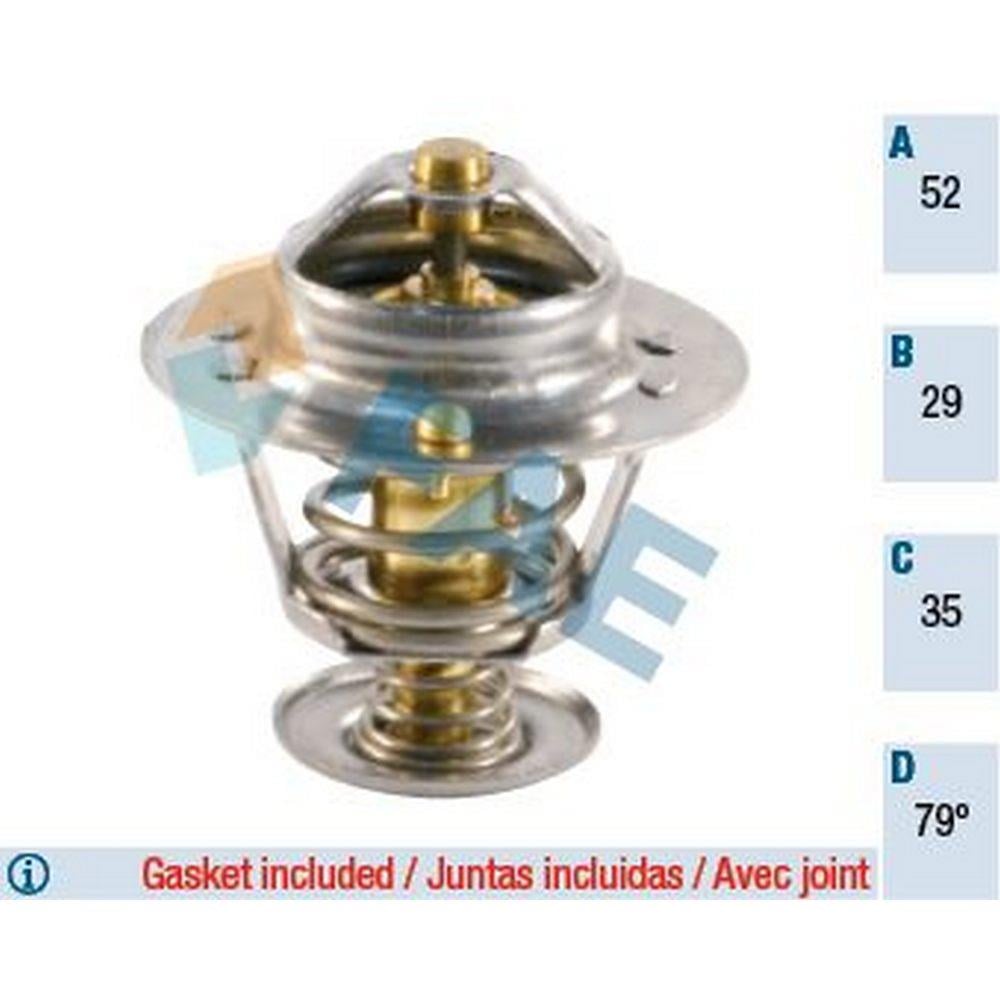TERMOSTAT 78CC HONDA CIVIC 1990-2005 ACCORD 1990-2008 CITY 2003-2008 CRV 1995-2006 HR V 1999->