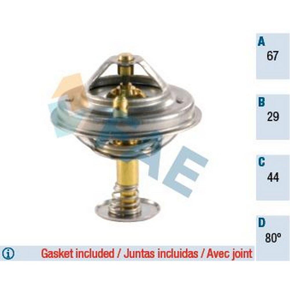 TERMOSTAT 80°C (M116, M117, M119) W124 93>95 W126 85>91 W140 91>98 R129 92>01