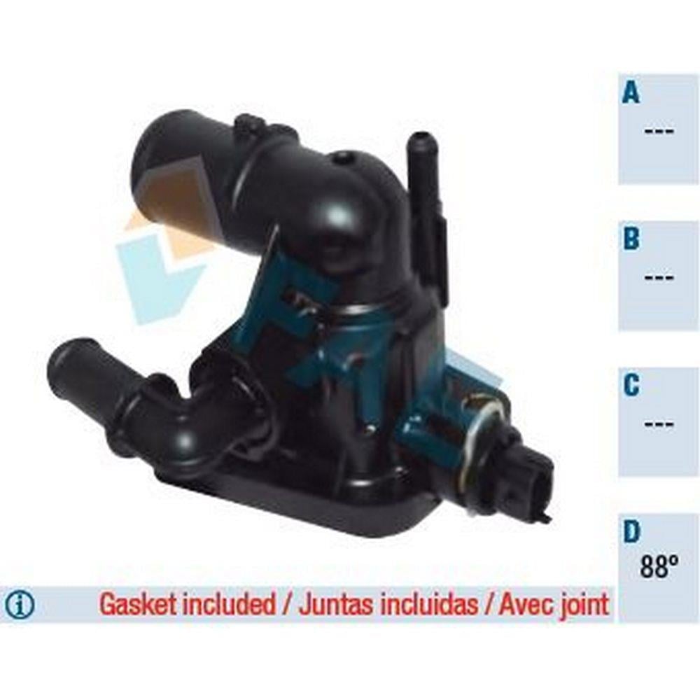 TERMOSTAT (88°)SUZUKI SWIFT ASTRA J CORSA D CORSA E MERIVA B A13DTC A13DTE B13DTC B13DTE DOBLO FIORI