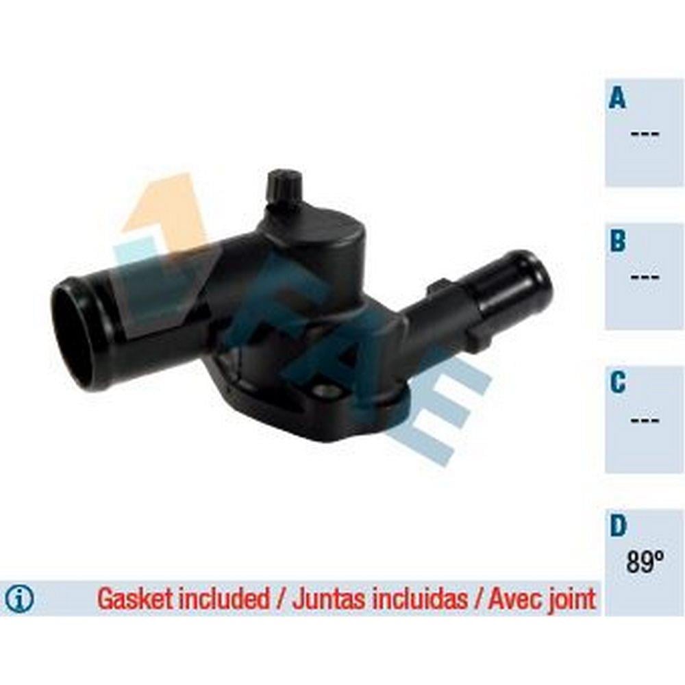 TERMOSTAT 89°C RENAULT CLIO II,III,IV SYMBOL I,II KANGO 97> TWINGO 96> DACIA SANDERO 08> LOGAN 04> 1