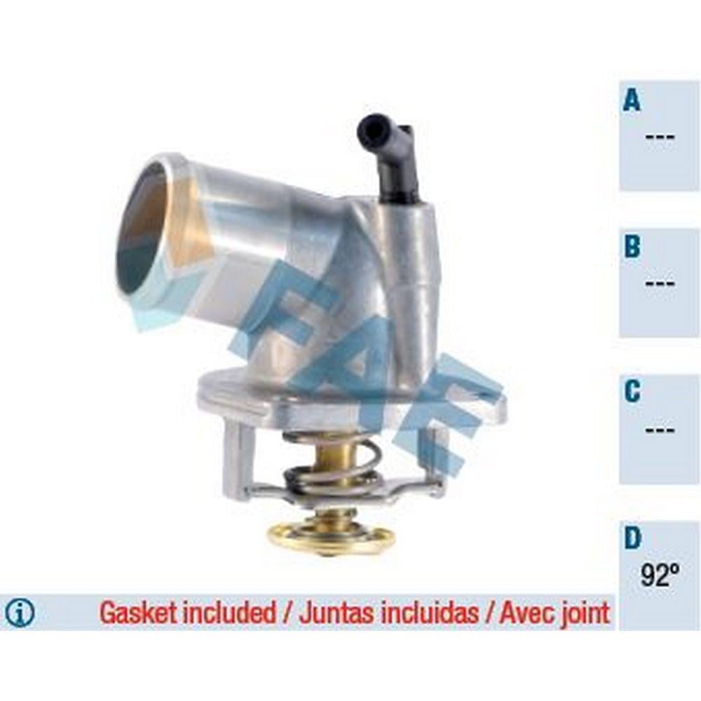 TERMOSTAT (92°) ASTRA G 1,4 16V / 1,6 98 05 COMBO 1,6 06> MERIVA 03 10 VECTRA ZAFIRA B / C 02>