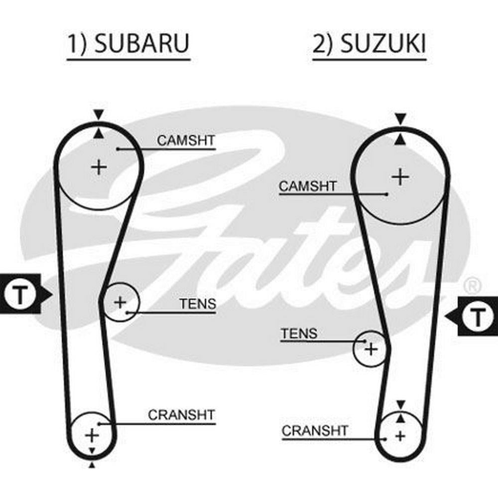 TRIGER KAYISI (089x190) SUBARU JUSTY 1.2 6V (86 96) 1.3 8 / 16V SUZUKI SWIFT 1.3 8V (89 01) CT824