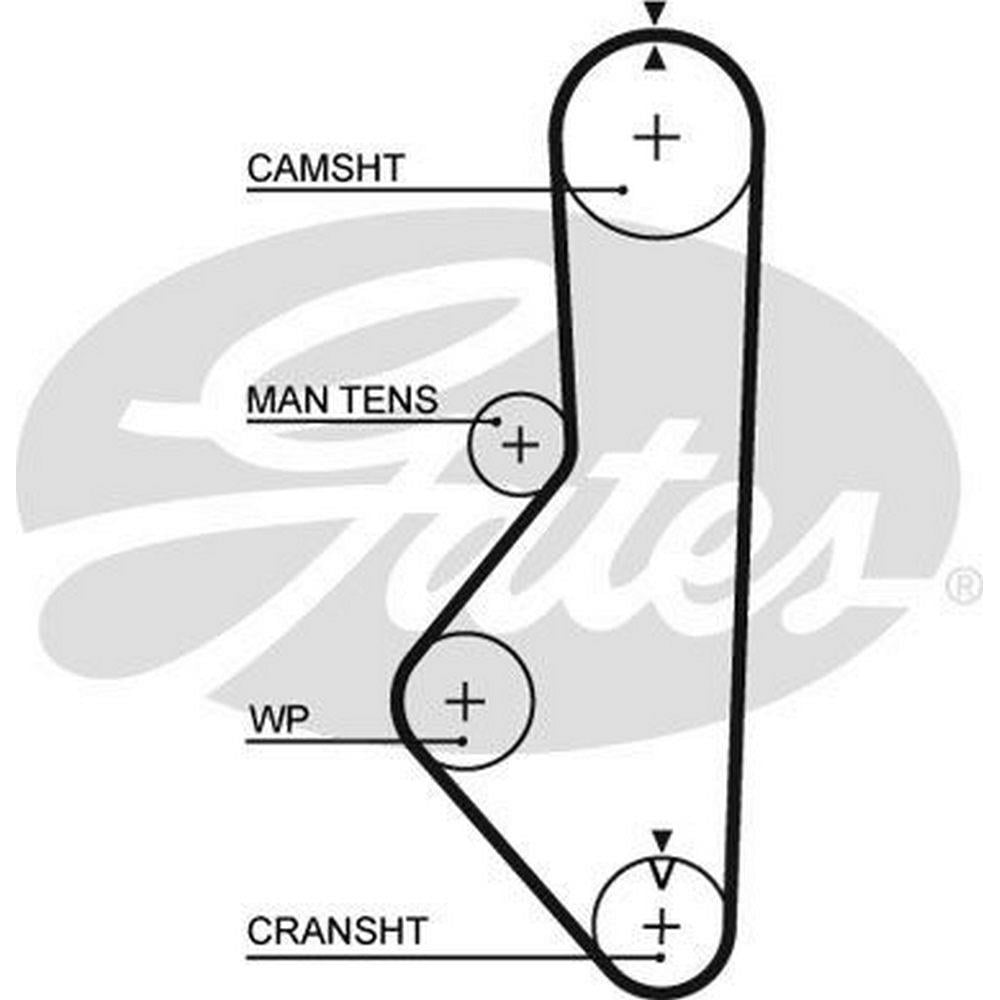 TRIGER KAYISI (106x220) MAZDA 626 1.6 8V (85 87) E1400 E1800 1.4 8V (83 88) CT585