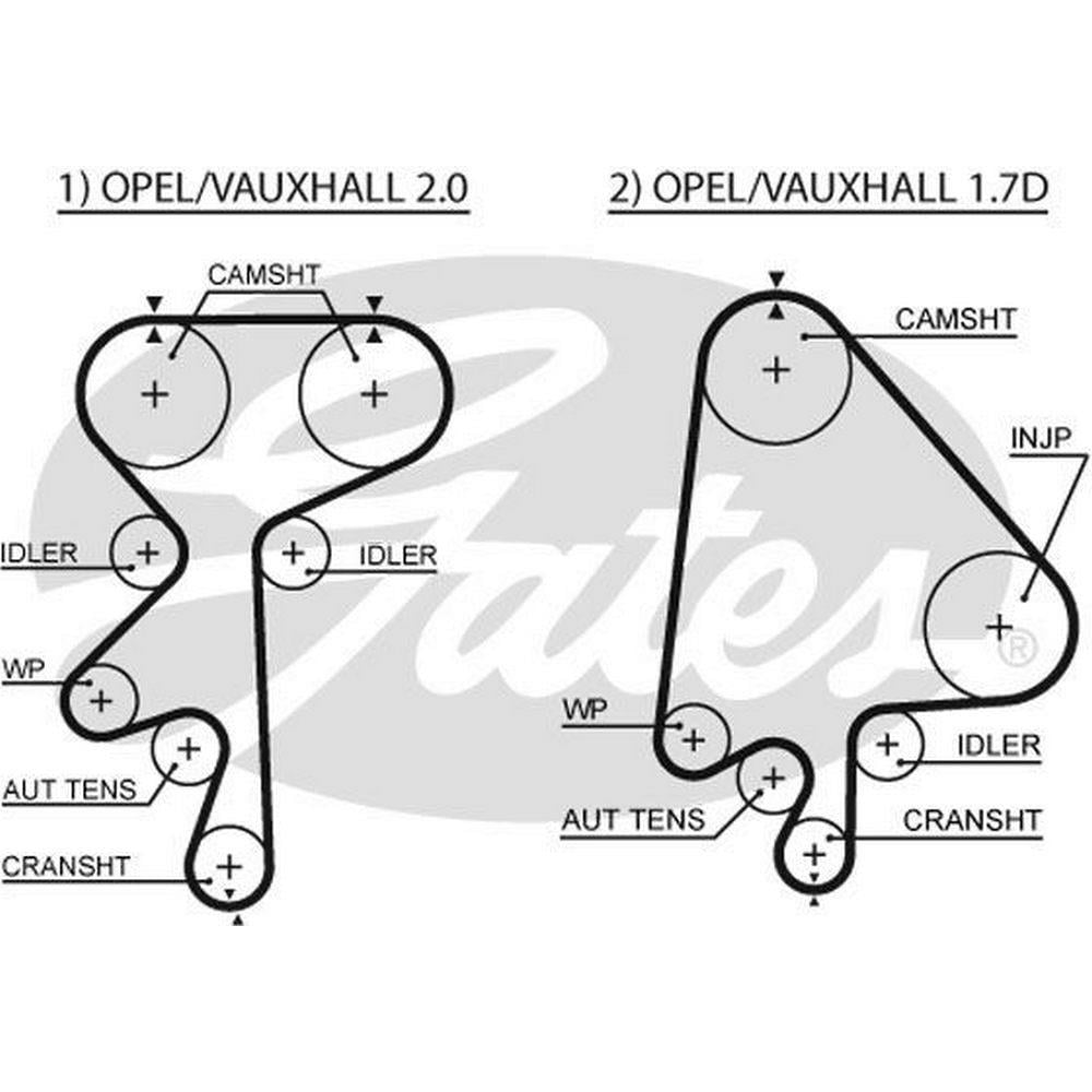TRIGER KAYISI (176x240) OPEL VECTRA A ASTRA F 2.0 16V 1.7D 8V CT871