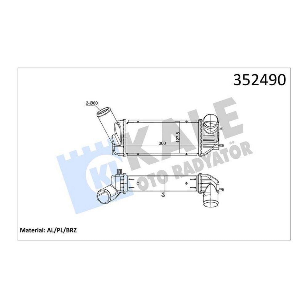 TURBO RADYATORU 307-C4-XSARA II 2.0HDI DW10