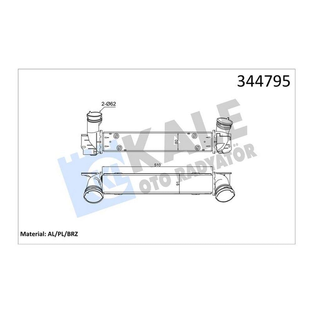 TURBO RADYATORU BMW N47 M47 N2 E81 E87 E90 E84