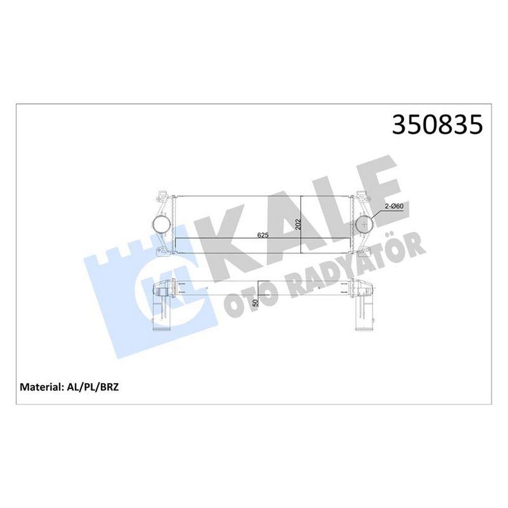 TURBO RADYATORU (INTERCOOL) RENAULT MASCOTT KAMYONET
