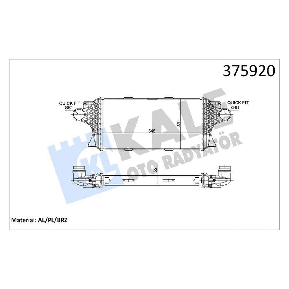 TURBOSARJ RADYATORU (OM642) X166 15>19 W166 15>18 C292 15>19