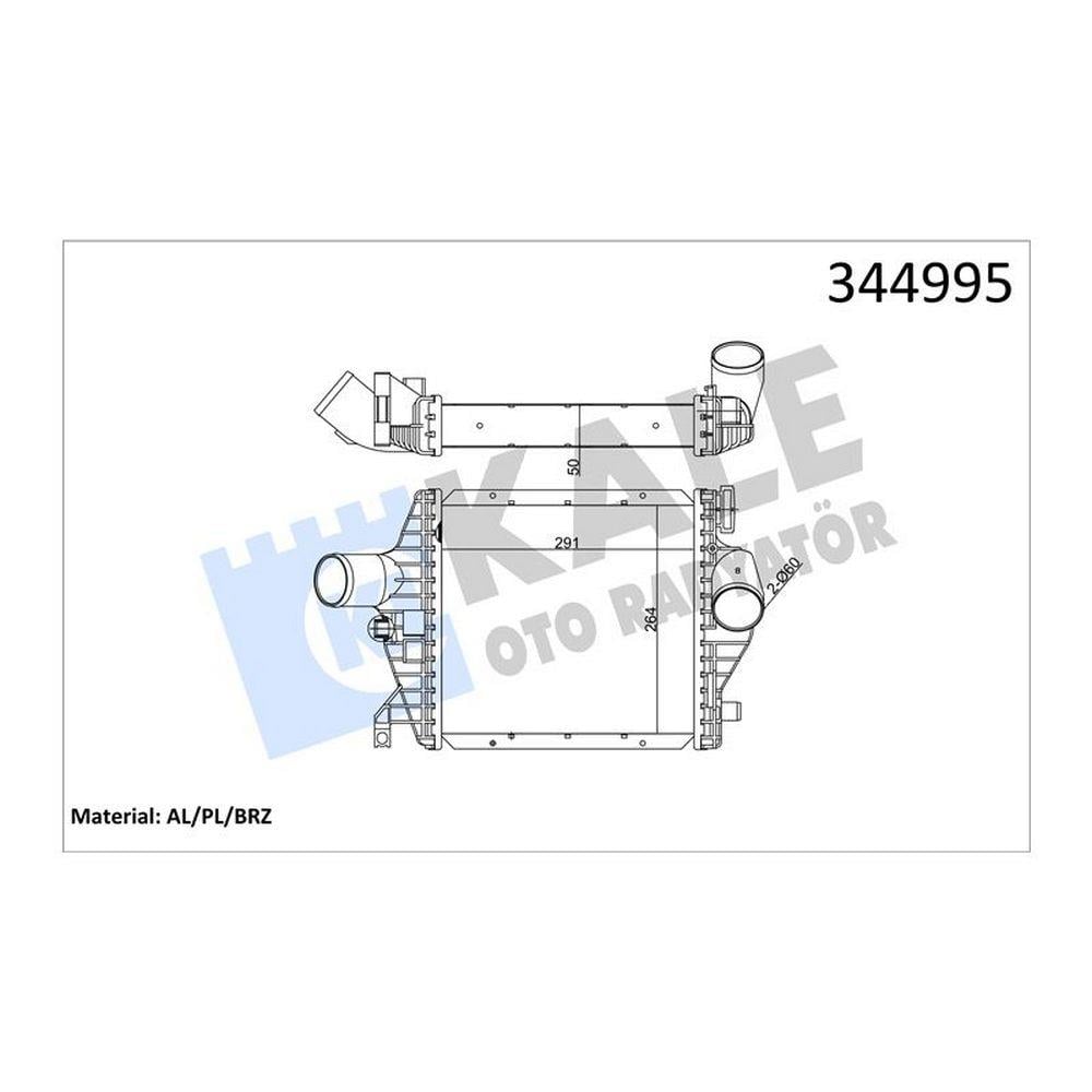 TURBOSARJ RADYATORU V-CLASS 638/2 96>03 VITO 638 96>03
