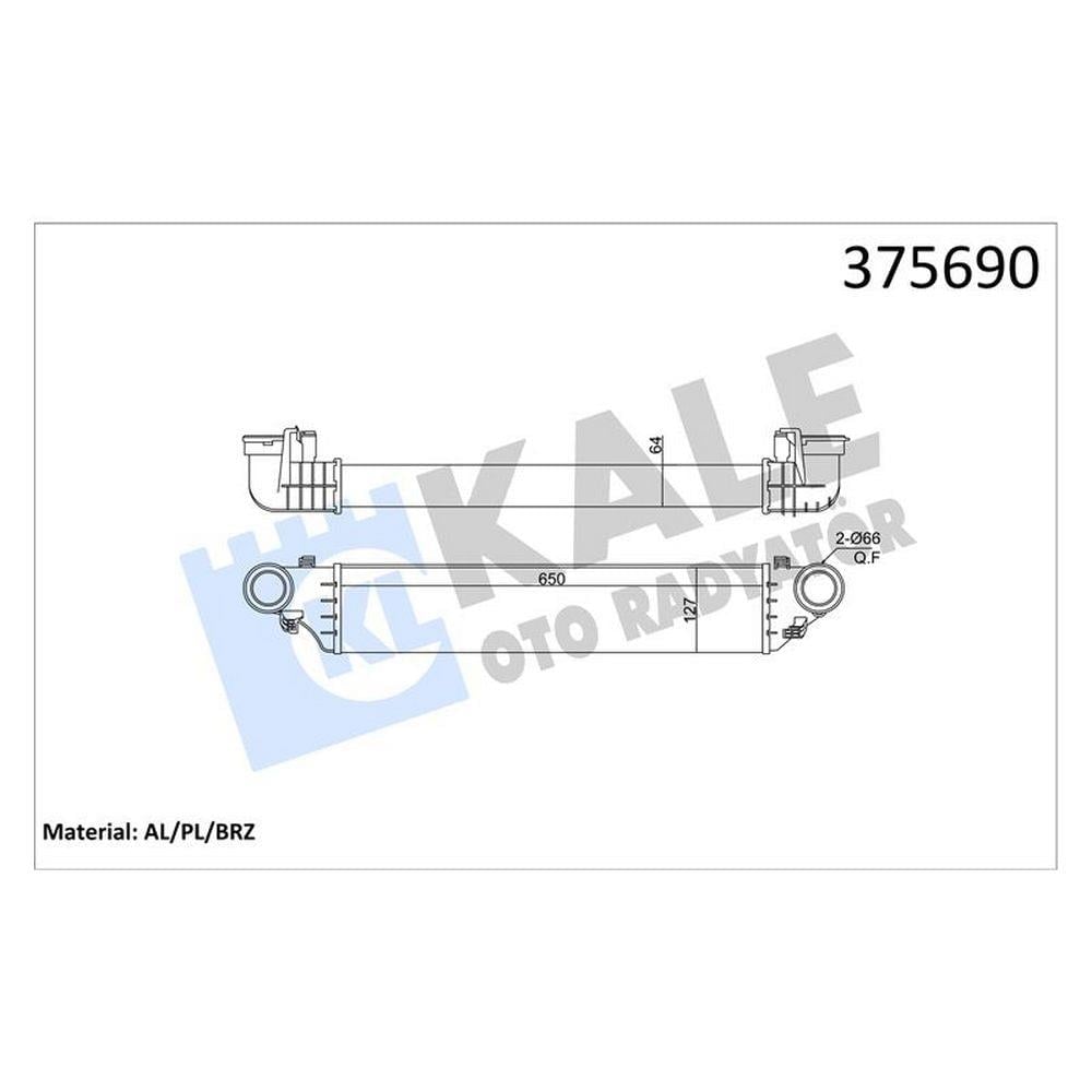 TURBOSARJ RADYATORU W203 02>07 CL203 03>08 S203 02>07 C209 02>09 A209 03>10