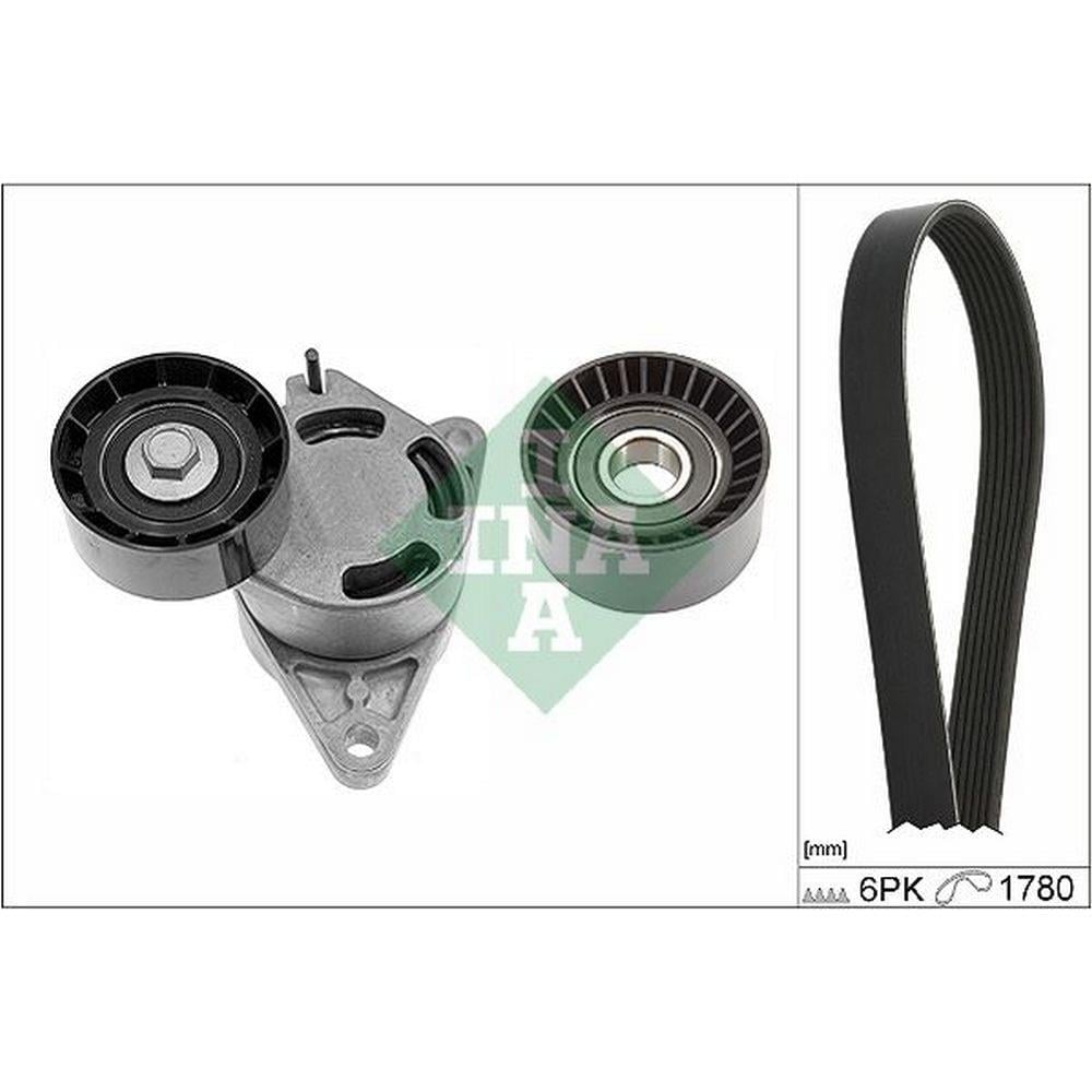 V KAYIS SETI GERGI+RULMAN 6PK1780 KAYIS LAGUNA II-ESPACE III-VEL SATIS 01->