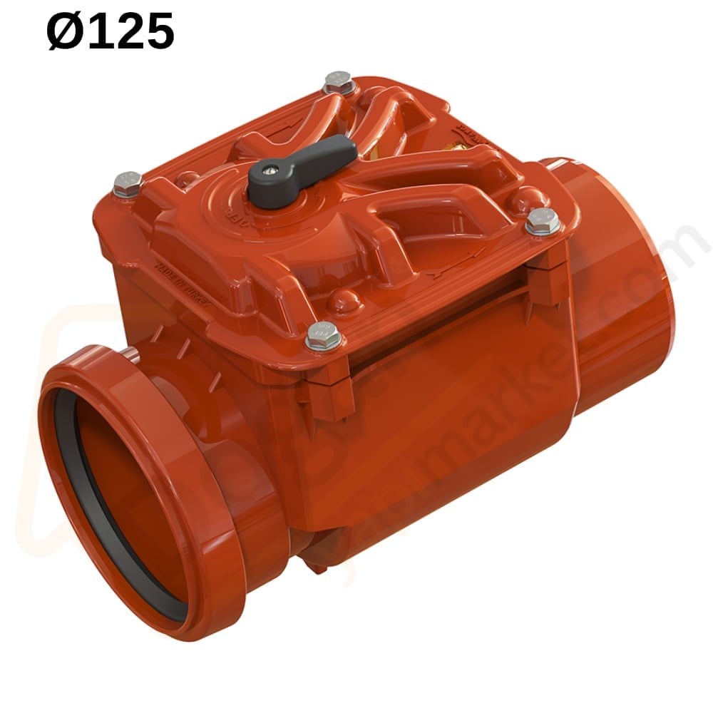Atık Su Çekvalfi Ø125