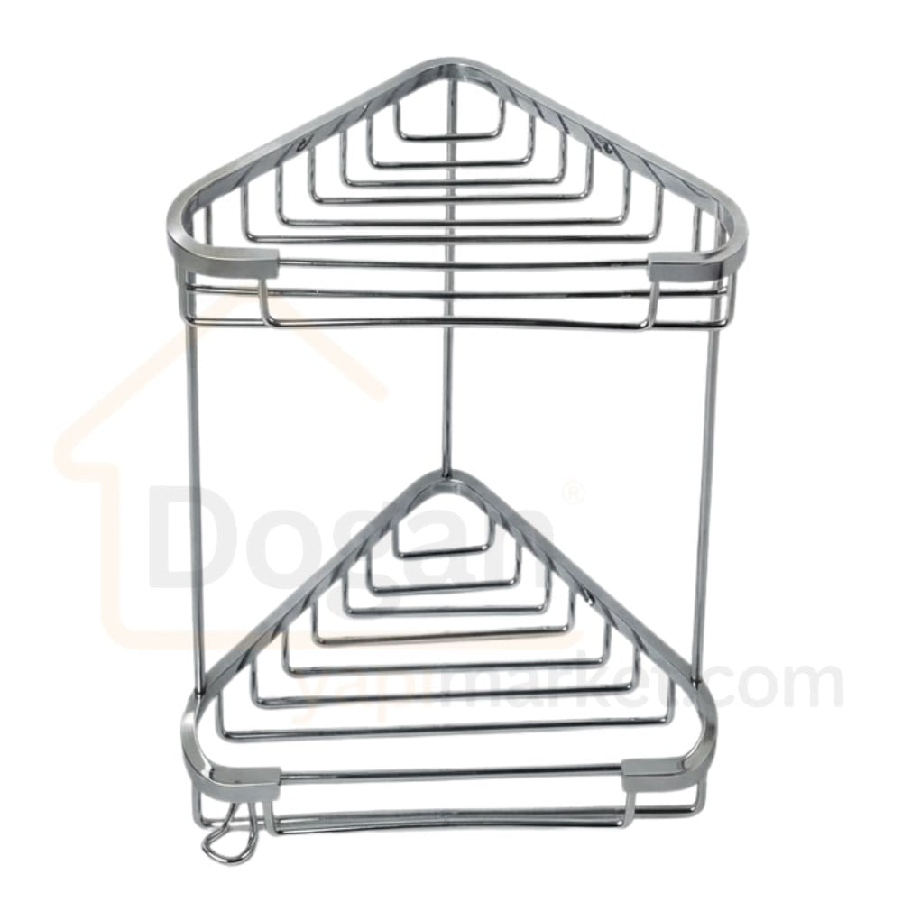 CSK İkili Köşelik Krom 22x22
