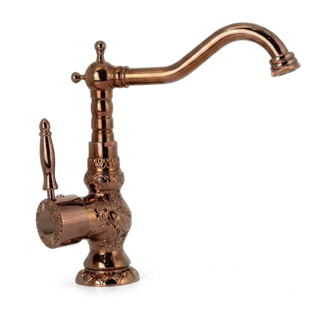 DGN Konsept Rustik Rose Gold Lavabo Bataryası