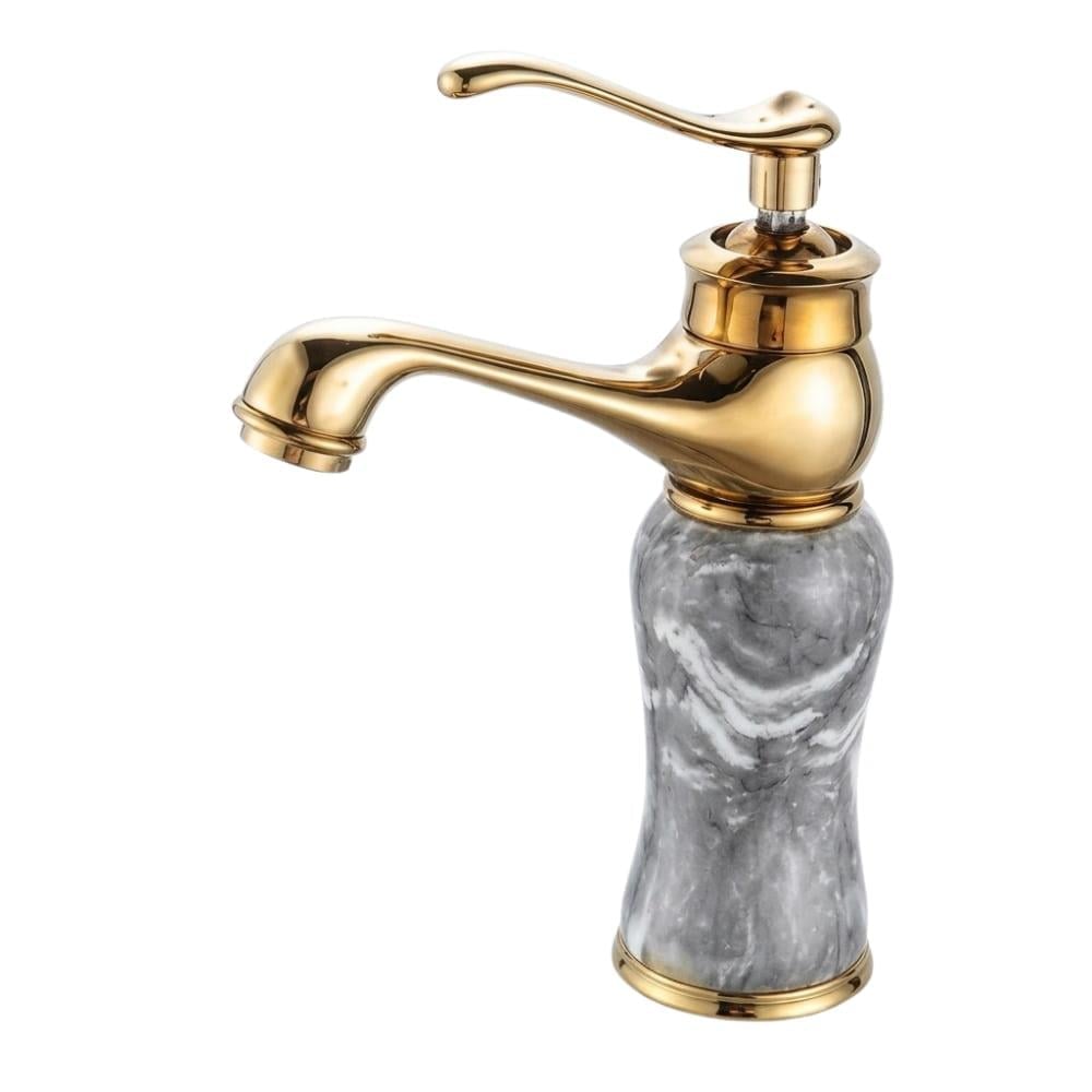 FLEKO Hisar Lavabo Bataryası Gold-Gri